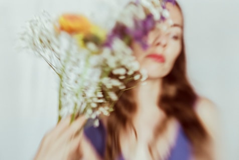 Petals Dancing in the Light